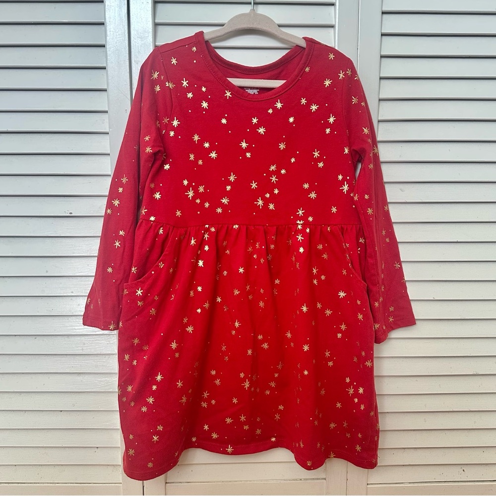 Garanimals Toddler Girls Metallic Print Skater Dress